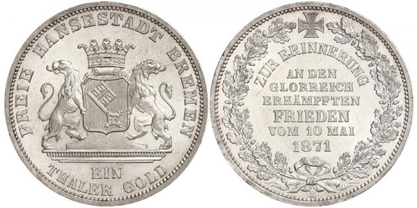 1 Thaler Brema (stato) Argento 