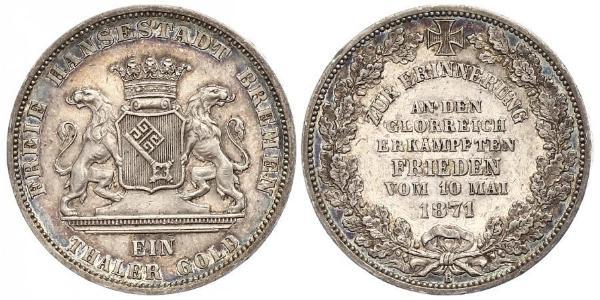 1 Thaler Brema (stato) Argento 