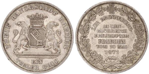 1 Thaler Brema (stato) Argento 