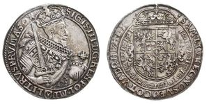 1 Thaler Confederazione Polacco-Lituana (1569-1795) Argento Sigismund III