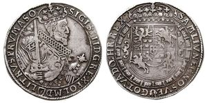 1 Thaler Confederazione Polacco-Lituana (1569-1795) Argento Sigismund III