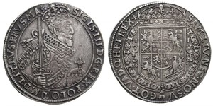 1 Thaler Confederazione Polacco-Lituana (1569-1795) Argento Sigismund III