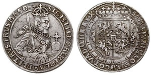 1 Thaler Confederazione Polacco-Lituana (1569-1795) Argento Sigismund III