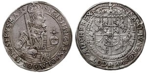 1 Thaler Confederazione Polacco-Lituana (1569-1795) Argento Sigismund III