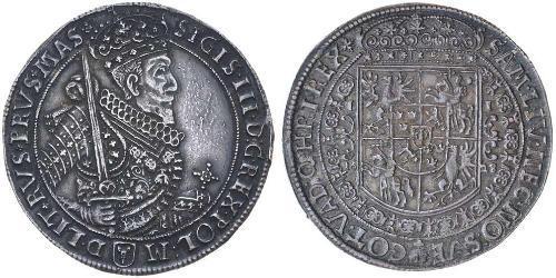 1 Thaler Confederazione Polacco-Lituana (1569-1795) Argento Sigismund III