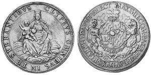 1 Thaler Elettorato di Baviera (1623 - 1806) Argento 