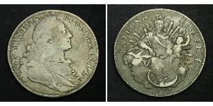 1 Thaler Elettorato di Baviera (1623 - 1806) Argento Massimiliano III di Baviera(1727 – 1777)
