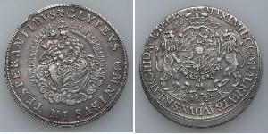 1 Thaler Elettorato di Baviera (1623 - 1806) Argento Massimiliano I di Baviera (elettore)(1573 – 1651)
