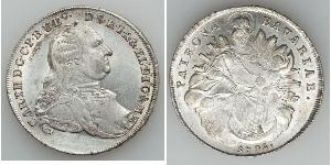 1 Thaler Elettorato di Baviera (1623 - 1806) Argento 