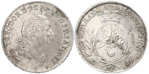 1 Thaler Elettorato di Baviera (1623 - 1806) Argento 