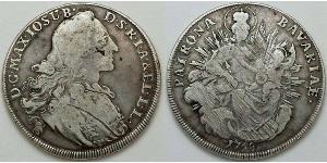 1 Thaler Germania Argento Massimiliano III di Baviera(1727 – 1777)