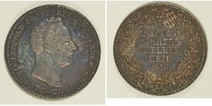 1 Thaler Grand Duchy of Baden (1806-1918) Argento Leopoldo di Baden(1790 – 1852)