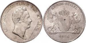 1 Thaler Grand Duchy of Baden (1806-1918) Argento Leopoldo di Baden(1790 – 1852)