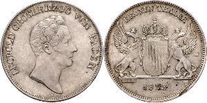 1 Thaler Grand Duchy of Baden (1806-1918) Argento Leopoldo di Baden(1790 – 1852)