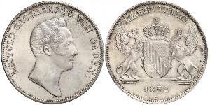 1 Thaler Grand Duchy of Baden (1806-1918) Argento Leopoldo di Baden(1790 – 1852)