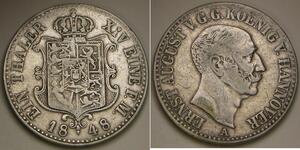 1 Thaler Hannover Argento 
