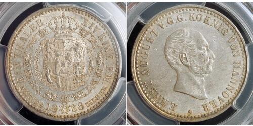 1 Thaler Hannover Argento 