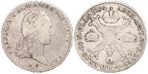 1 Thaler Impero austriaco (1804-1867) Argento Francis II, Holy Roman Emperor (1768 - 1835)