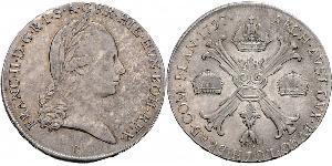 1 Thaler Impero austriaco (1804-1867) Argento Francis II, Holy Roman Emperor (1768 - 1835)