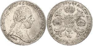 1 Thaler Impero austriaco (1804-1867) Argento 