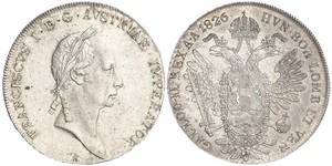 1 Thaler Impero austriaco (1804-1867) Argento Francis II, Holy Roman Emperor (1768 - 1835)