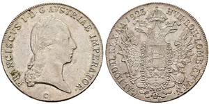 1 Thaler Impero austriaco (1804-1867) Argento Francis II, Holy Roman Emperor (1768 - 1835)