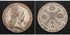 1 Thaler Impero austriaco (1804-1867) Argento Francis II, Holy Roman Emperor (1768 - 1835)