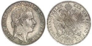 1 Thaler Impero austriaco (1804-1867) Argento Franz Joseph I (1830 - 1916)