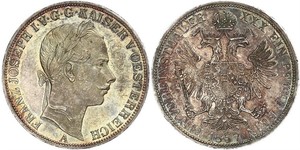 1 Thaler Impero austriaco (1804-1867) Argento Franz Joseph I (1830 - 1916)