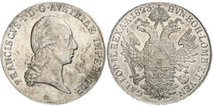 1 Thaler Impero austriaco (1804-1867) Argento Francis II, Holy Roman Emperor (1768 - 1835)