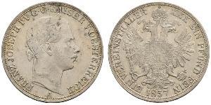 1 Thaler Impero austriaco (1804-1867) Argento Franz Joseph I (1830 - 1916)