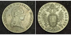 1 Thaler Impero austriaco (1804-1867) Argento Francis II, Holy Roman Emperor (1768 - 1835)