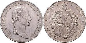 1 Thaler Impero austriaco (1804-1867) Argento Francis II, Holy Roman Emperor (1768 - 1835)