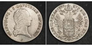 1 Thaler Impero austriaco (1804-1867) Argento Francis II, Holy Roman Emperor (1768 - 1835)