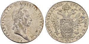 1 Thaler Impero austriaco (1804-1867) Argento Francis II, Holy Roman Emperor (1768 - 1835)