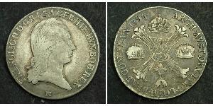 1 Thaler Impero austriaco (1804-1867) Argento Francis II, Holy Roman Emperor (1768 - 1835)