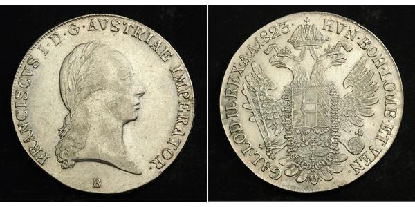 1 Thaler Impero austriaco (1804-1867) Argento Francis II, Holy Roman Emperor (1768 - 1835)