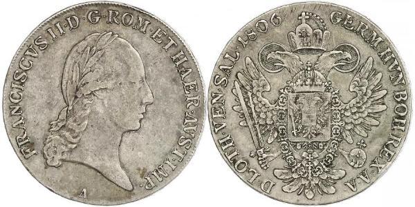 1 Thaler Impero austriaco (1804-1867) Argento Francis II, Holy Roman Emperor (1768 - 1835)