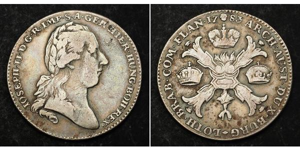 1 Thaler Impero austriaco (1804-1867) Argento 