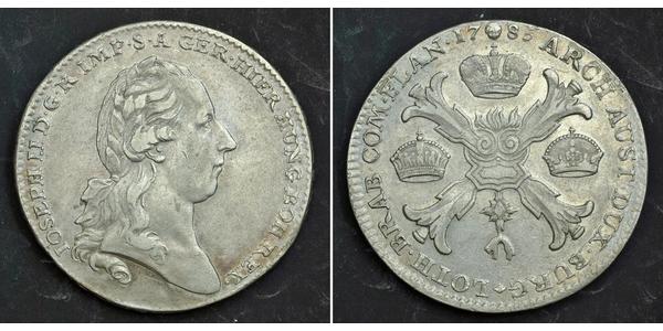 1 Thaler Impero austriaco (1804-1867) Argento 