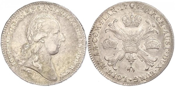 1 Thaler Impero austriaco (1804-1867) Argento 