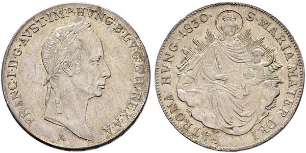 1 Thaler Impero austriaco (1804-1867) Argento Francis II, Holy Roman Emperor (1768 - 1835)