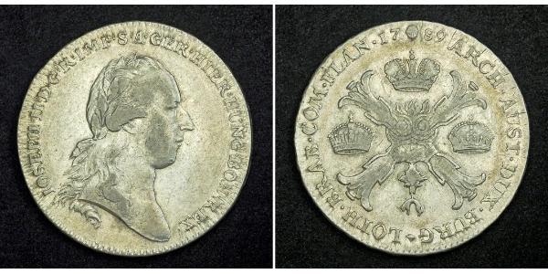 1 Thaler Impero austriaco (1804-1867) Argento 