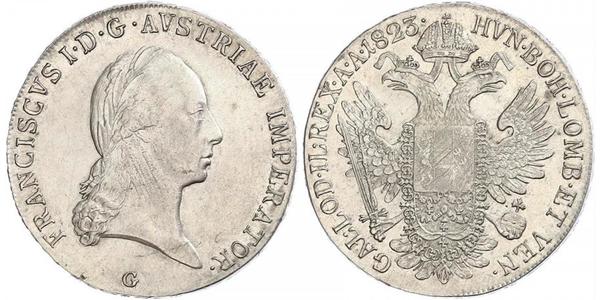 1 Thaler Impero austriaco (1804-1867) Argento Francis II, Holy Roman Emperor (1768 - 1835)