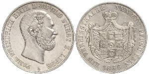 1 Thaler Lippe (1123 - 1918) Argento Leopoldo III di Lippe