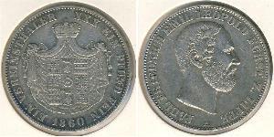 1 Thaler Lippe (1123 - 1918) Argento 