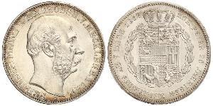 1 Thaler Meclemburgo-Schwerin (1352-1918) Argento Federico Francesco II di Meclemburgo-Schwerin