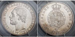 1 Thaler Meclemburgo-Schwerin (1352-1918) Argento Federico Guglielmo di Meclemburgo-Strelitz