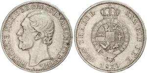 1 Thaler Meclemburgo-Schwerin (1352-1918) Argento Federico Guglielmo di Meclemburgo-Strelitz