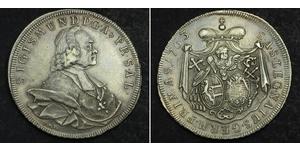 1 Thaler Monarchia asburgica (1526-1804) Argento Sigismund III von Schrattenbach